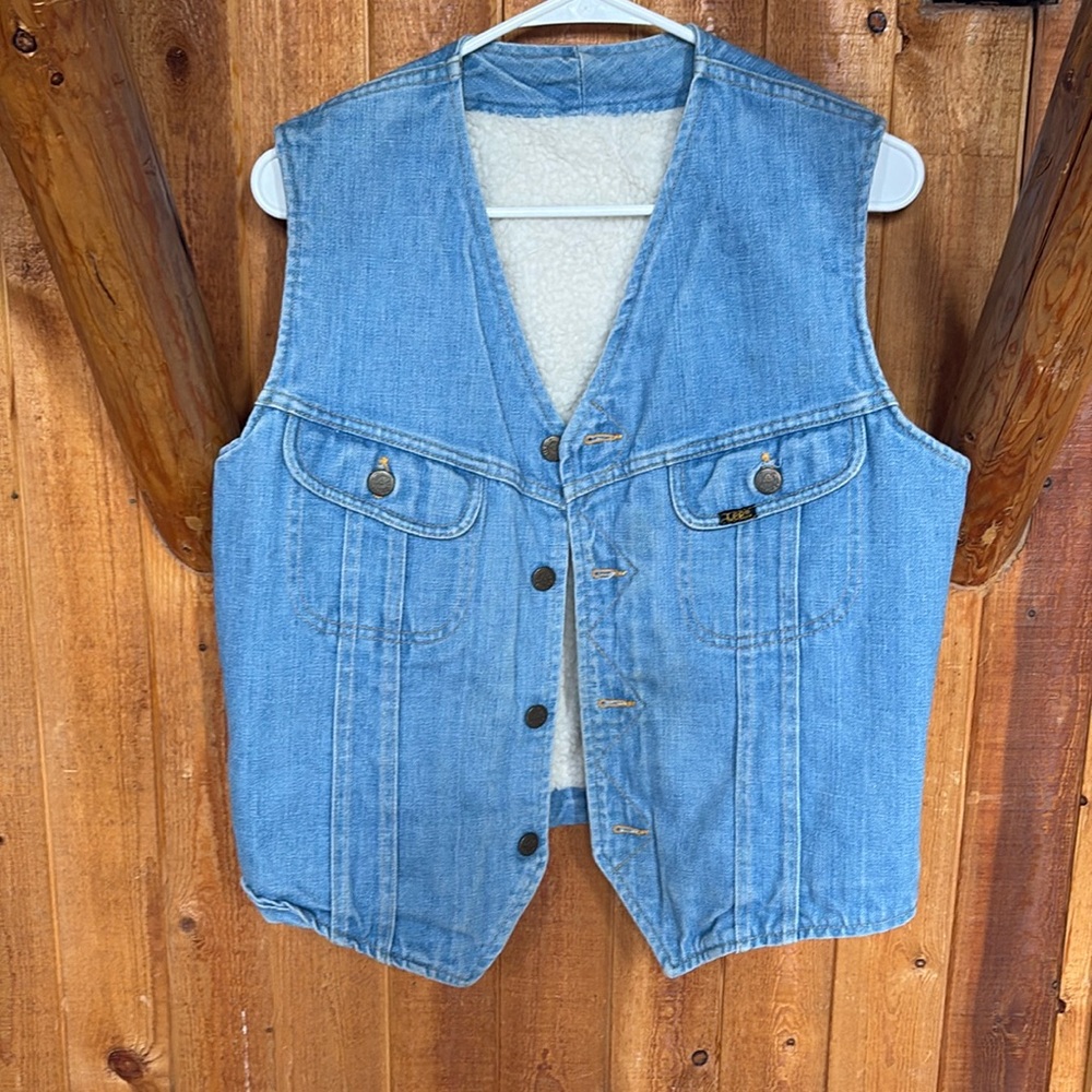Vintage Lee Sherpa vest